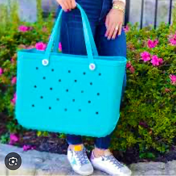 Stylish Blue Tote Bag - Picture 11 of 11